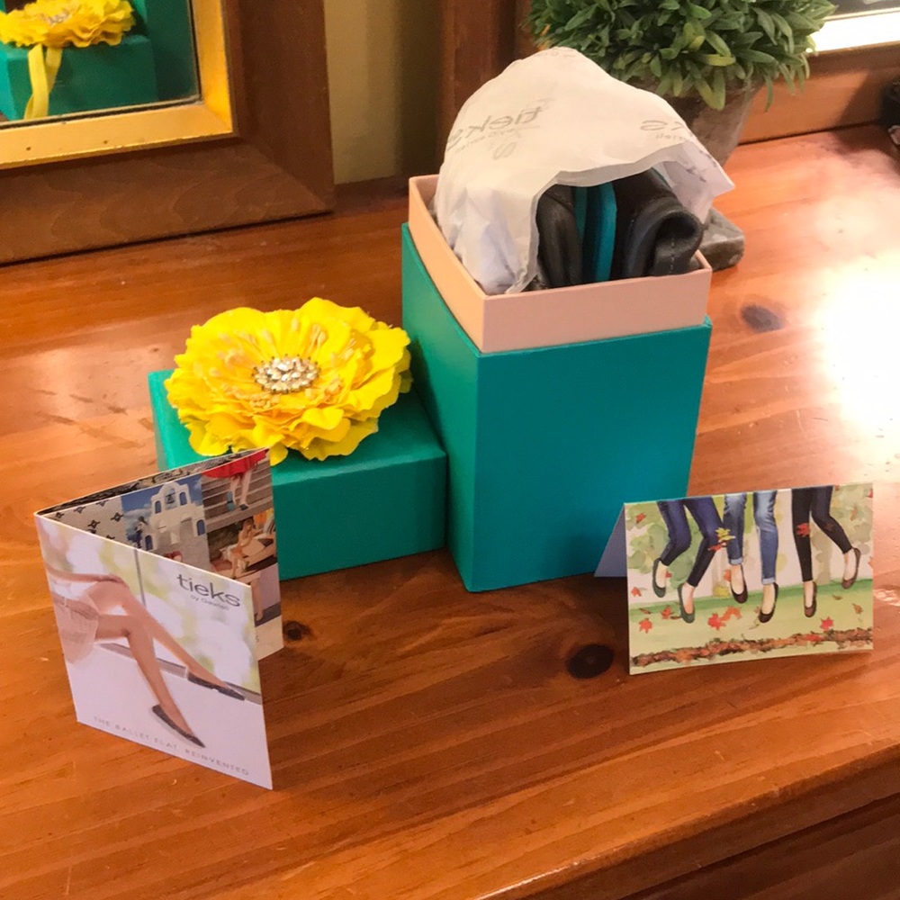 Pewter Tieks Size 8 - Tiek Shoes, Nearly New